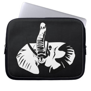 Capa Para Notebook A bolsa de laptop do elefante
