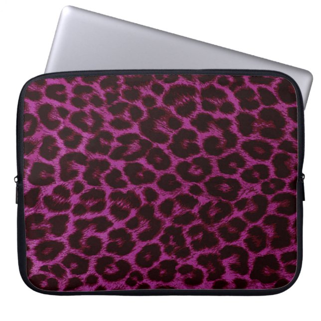 Capa Para Notebook A bolsa de laptop do impressão do leopardo (Frente)