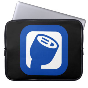 Capa Para Notebook A bolsa de laptop do logotipo de PlugShare