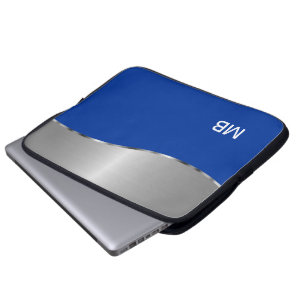 Capa Para Notebook A bolsa de laptop do monograma dos homens