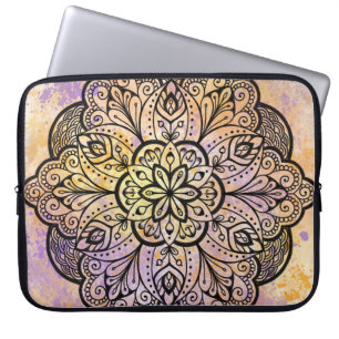 Capa Para Notebook A bolsa de laptop do neopreno da mandala 15