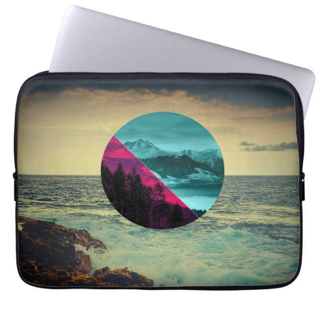 Capa Para Notebook A bolsa de laptop do neopreno da natureza 13 (Frente)