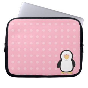 Capa Para Notebook A bolsa de laptop do neopreno do pinguim 10