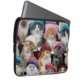 Capa Para Notebook A bolsa de laptop do neopreno dos amantes do gato