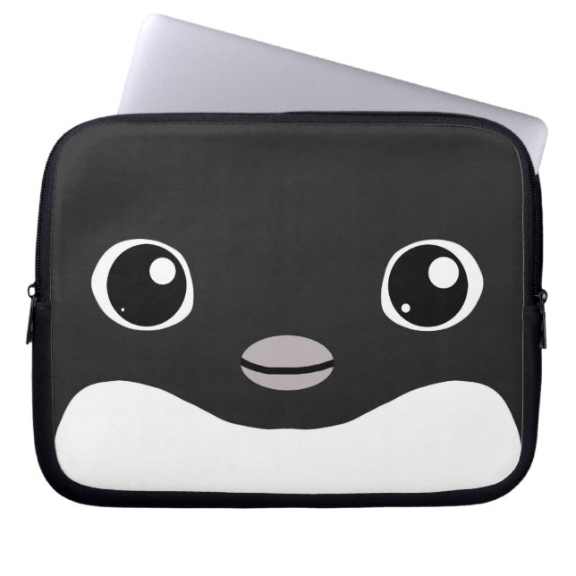 Capa Para Notebook A bolsa de laptop do pinguim de Adelie (Frente)