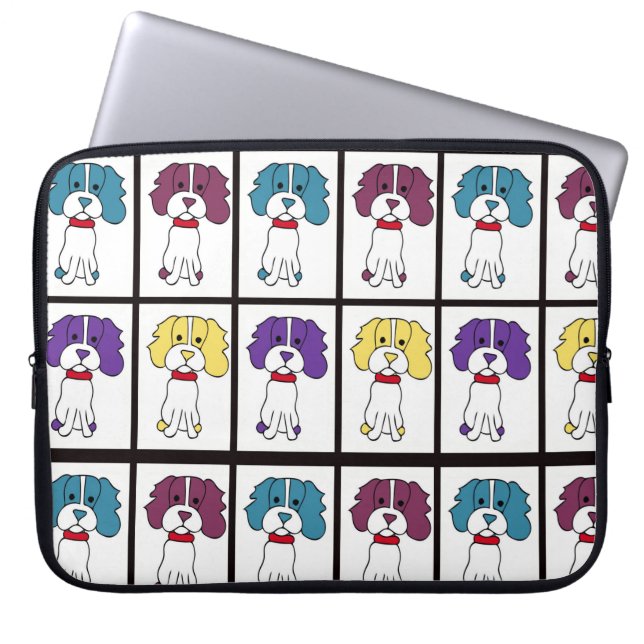 Capa Para Notebook A bolsa de laptop do Spaniel (Frente)