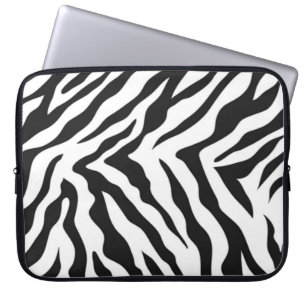 Capa Para Notebook A bolsa de laptop do teste padrão da zebra