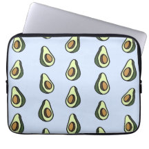 A bolsa de laptop do teste padrão de Avocadon't