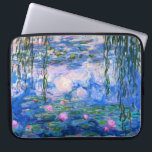 Capa Para Notebook A bolsa de laptop dos lírios de água de Monet<br><div class="desc">A bolsa de laptop dos lírios de água de Monet. Pintura a óleo em canvas desde 1916. Monet pintou sua lagoa famosa do lírio de água obsessiva durante os anos finais de sua carreira, seleccionando a inspiração da luz do sol e seu efeito de deslocamento na água e as flores...</div>