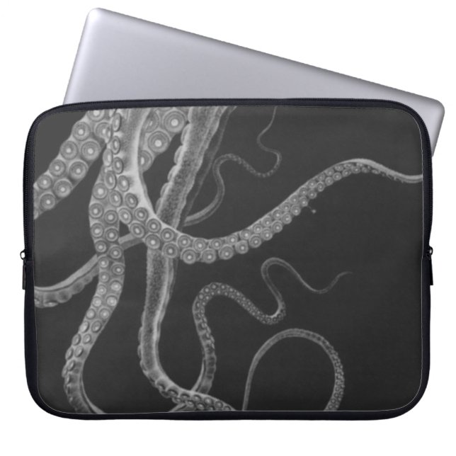 Capa Para Notebook A bolsa de laptop dos tentáculos de Tritpych do (Frente)