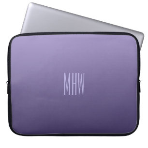 Capa Para Notebook A bolsa de laptop feita sob encomenda do monograma