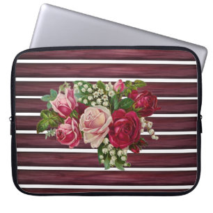 Capa Para Notebook A bolsa de laptop floral