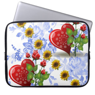 Capa Para Notebook A bolsa de laptop floral