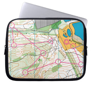 Capa Para Notebook A bolsa de laptop - mapa orienteering