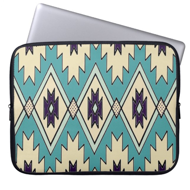 Capa Para Notebook A bolsa de laptop nativa do teste padrão do (Frente)