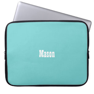 Capa Para Notebook A bolsa de laptop personalizada céu da cerceta