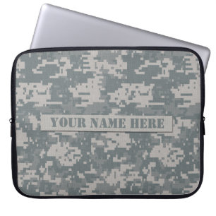 Capa Para Notebook A bolsa de laptop personalizada da camuflagem da