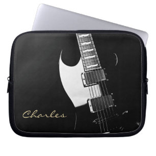 Capa Para Notebook A bolsa de laptop personalizada da guitarra