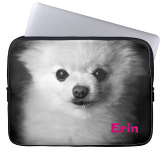 Capa Para Notebook A bolsa de laptop preciosa de Pomeranian