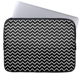 Capa Para Notebook A bolsa de laptop preta do teste padrão de