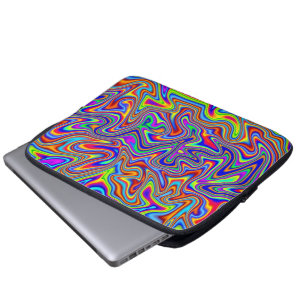 Capa Para Notebook A bolsa de laptop psicadélico vívida 10" do