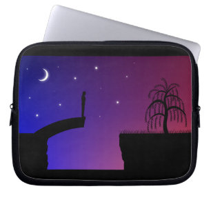 Capa Para Notebook A bolsa de laptop quebrada da ponte