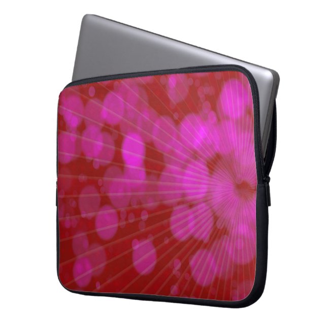 Capa Para Notebook A bolsa de laptop roxa Funky (Frente Esquerda)