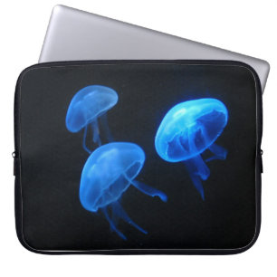 Capa Para Notebook A bolsa de laptop subaquática de incandescência 