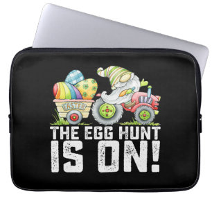 Capa Para Notebook A Caça Do Ovo Está Na Páscoa Engraçada Do Gnomo