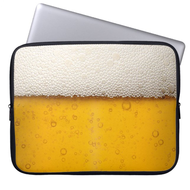 Capa Para Notebook A cerveja borbulha Fim-Acima (Frente)