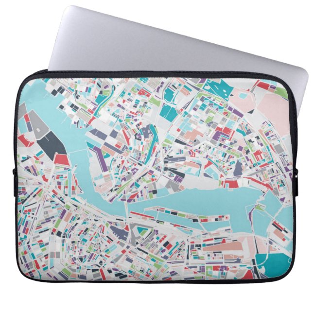 Capa Para Notebook A cidade de Amsterdão (Frente)