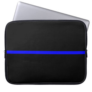 Capa Para Notebook A Declaração da Linha Azul Fina Simbólica