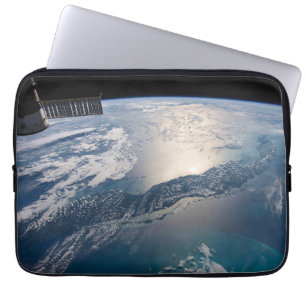 Capa Para Notebook A Estação Espacial Internacional Acima Do Atlântic