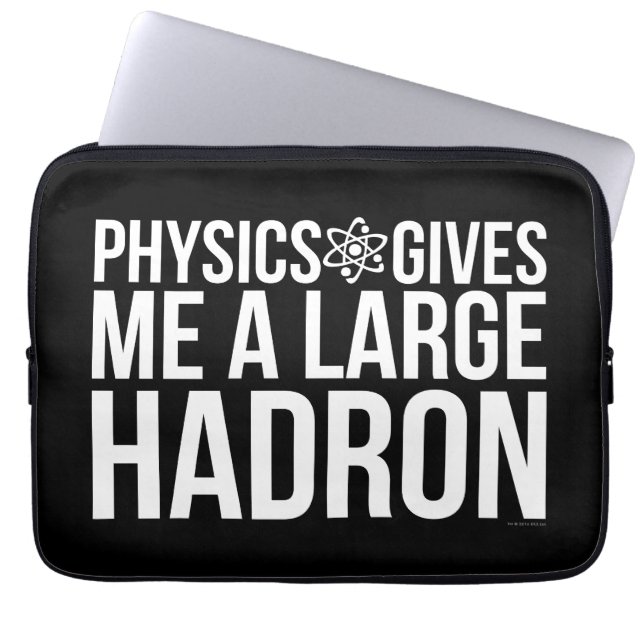 Capa Para Notebook A física dá-me um grande Hadron (Frente)
