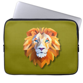 Capa Para Notebook A GEOMETRIC LION laptop sleeve