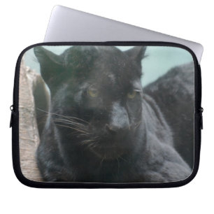 Capa Para Notebook A grande bolsa de laptop da pantera preta