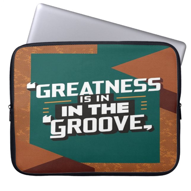 Capa Para Notebook A Grandeza Está No Groove (Frente)