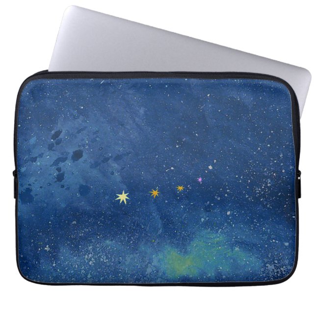 Capa Para Notebook A ilustração do céu estrelado (Frente)