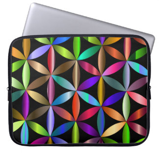 Capa Para Notebook A Incrível Flor da Vida em uma Bolsa de Eletrônico