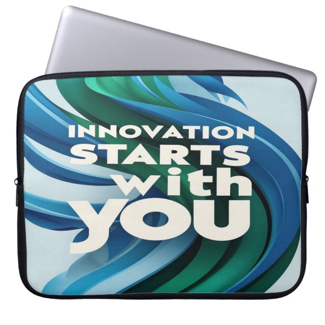 Capa Para Notebook A inovação começa com você opção 2 (Frente)