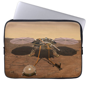 Capa Para Notebook A Insight Lander Operando Na Superfície De Marte.