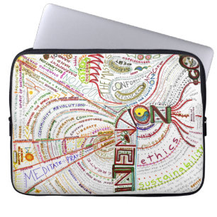 Capa Para Notebook A intenção é o espírito da sustentabilidade