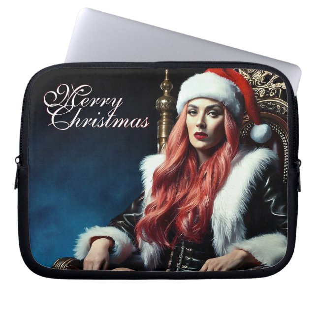 Capa Para Notebook A irmã mais sensual do Papai Noel - Merry Xmas 031 (Frente)