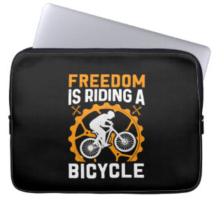 Capa Para Notebook A Liberdade De Bicicleta É Uma Bicicleta