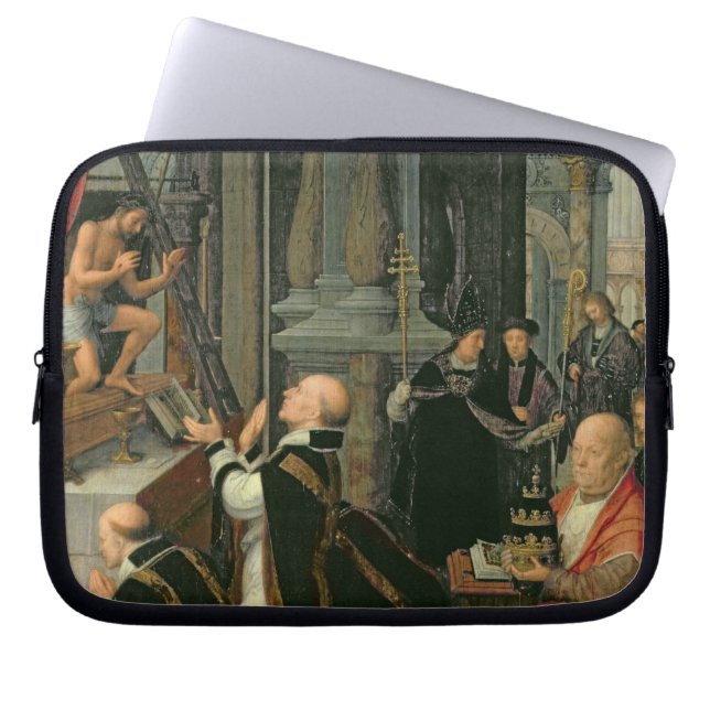 Capa Para Notebook A massa de St Gregory (óleo em canvas) (Frente)