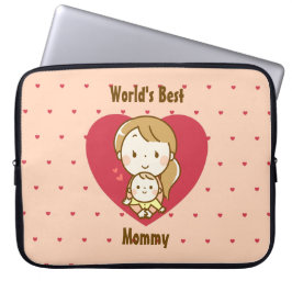 Capa Para Notebook A melhor mãe do mundo - Um Dia de as mães bonito d