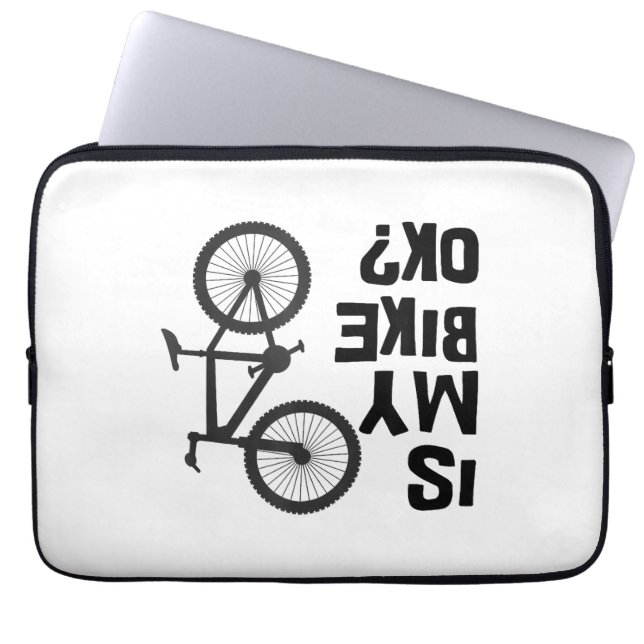 Capa Para Notebook A Minha Bicicleta Está Engraçada? (Frente)
