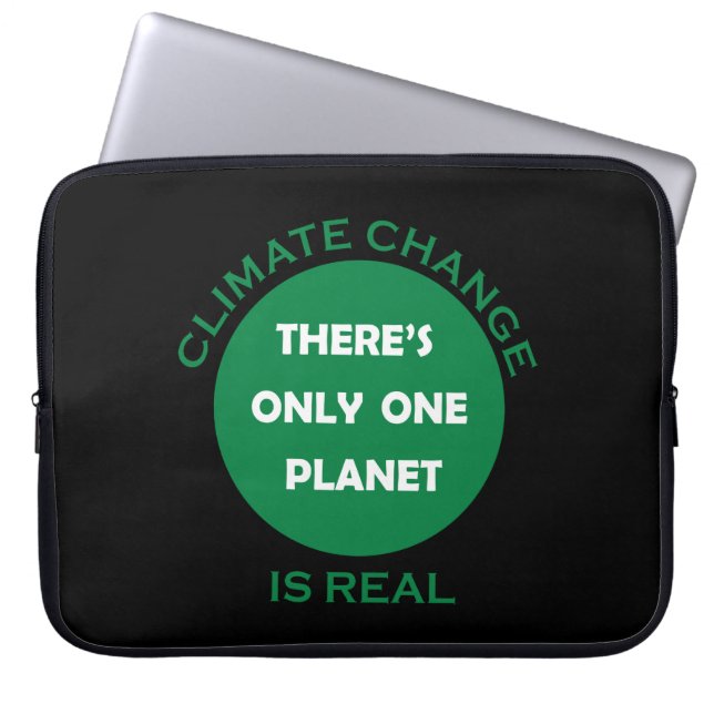Capa Para Notebook A mudança climática é uma verdadeira consciência a (Frente)