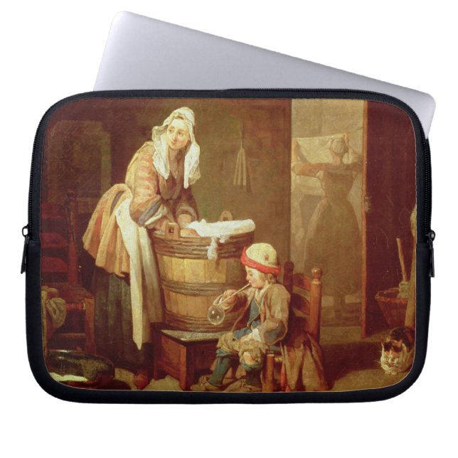 Capa Para Notebook A mulher da lavanderia (Frente)