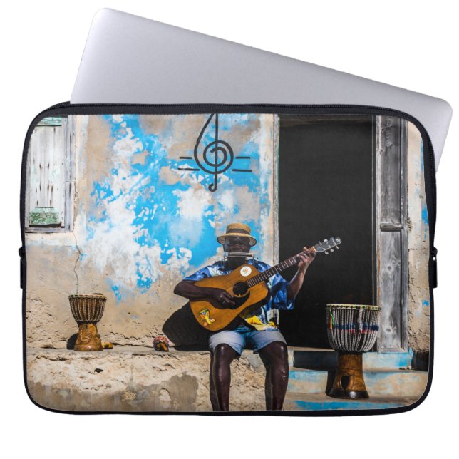 Capa Para Notebook A música é o remédio da mente (Frente)